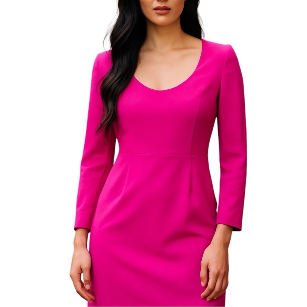 NWT GENERATION LOVE SINCLAIR CREPE MINI DRESS MAGENTA‎ L